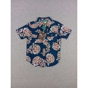 NWT Matilda Jane Button Up Front Paradise Calls Boy Size 2 New Beach Travel Play